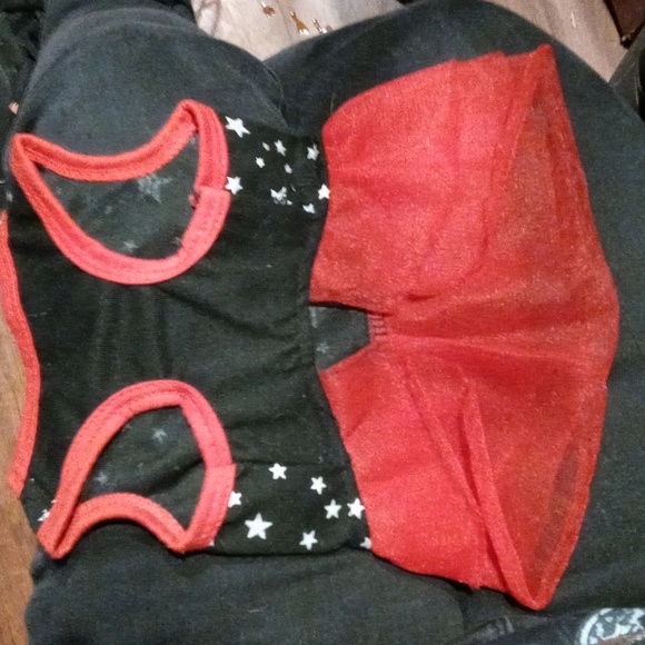 XS Summer Puppy Dress w/bling - Picture 2 of 2